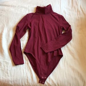 American Apparel - turtleneck long sleeve body suit